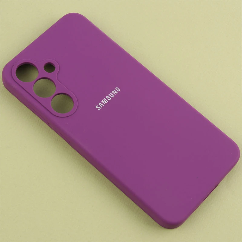 قاب سیلیکونی اصلی زیربسته سامسونگ Galaxy S24 FE محافظ لنزدار