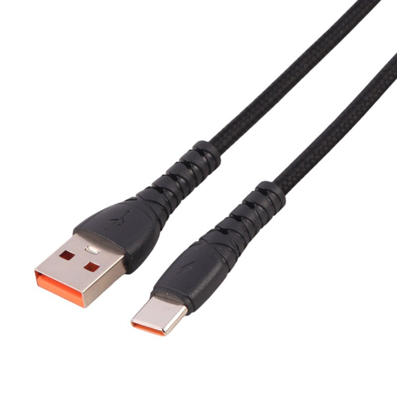 کابل تایپ سی فست شارژ Shoosh SH118C 5A 1.1m