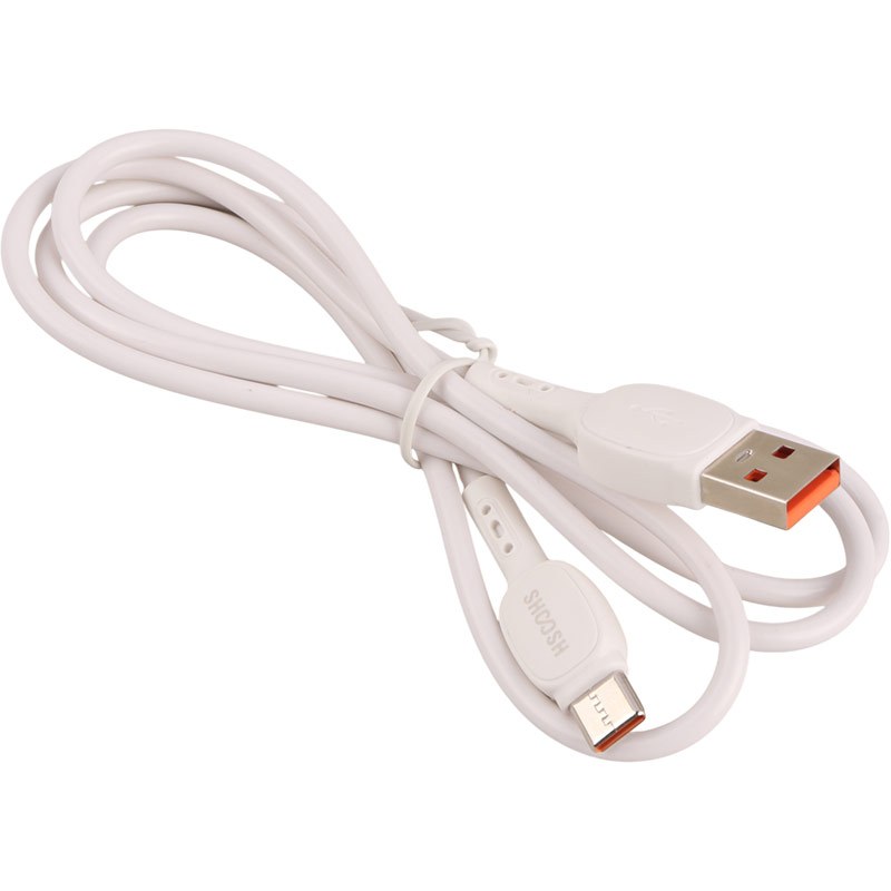 کابل تایپ سی فست شارژ Shoosh SH407C 5A 1.1m