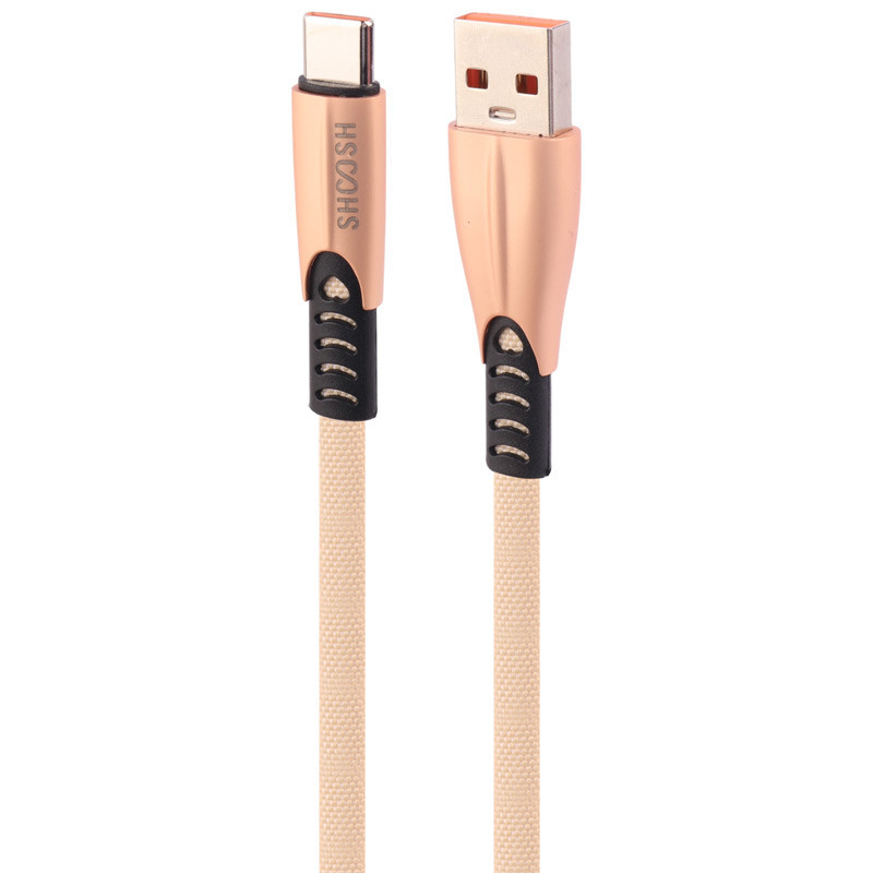 کابل تایپ سی فست شارژ Shoosh SH130C 6A 1.1m