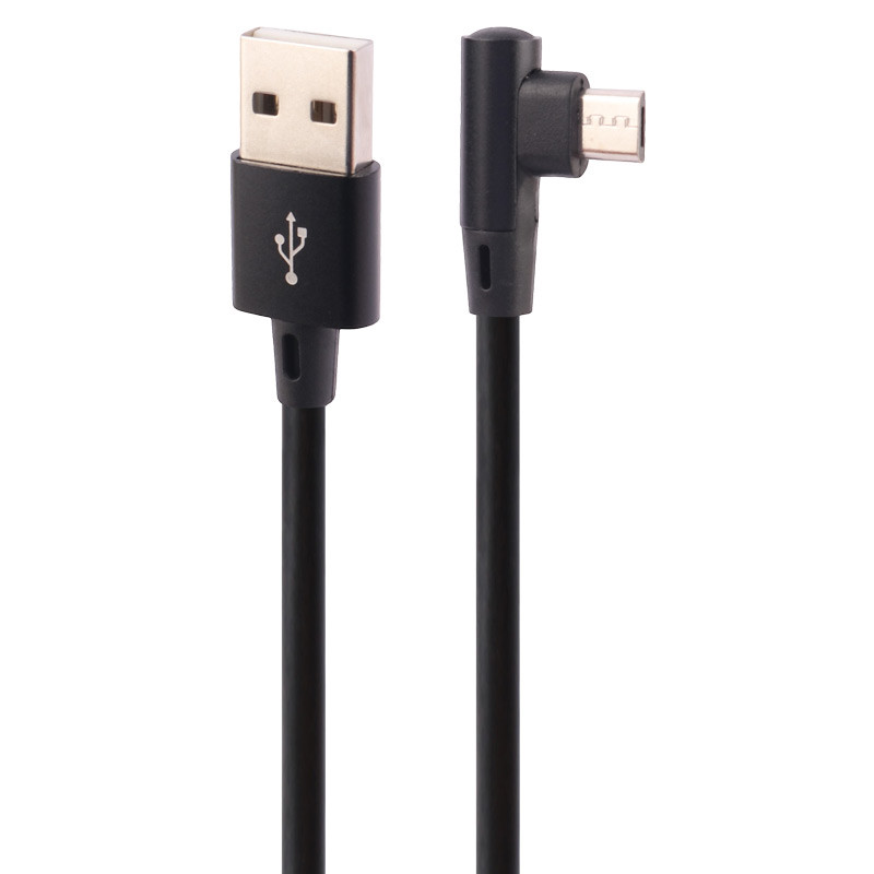 کابل میکرو یو اس بی فست شارژ Shoosh SH241A 5A 1.1m یکسر L