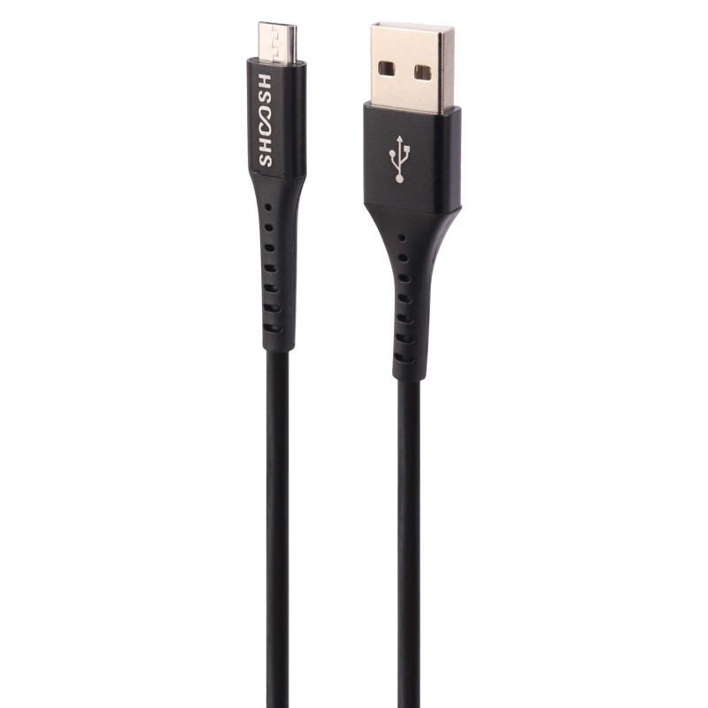 کابل میکرو یو اس بی فست شارژ Shoosh SH65A 5A 1.1m