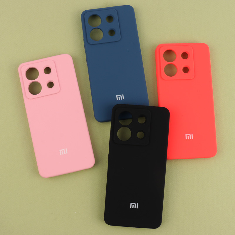 قاب سیلیکونی اصلی زیربسته شیائومی Redmi Note 13 Pro 5G محافظ لنزدار