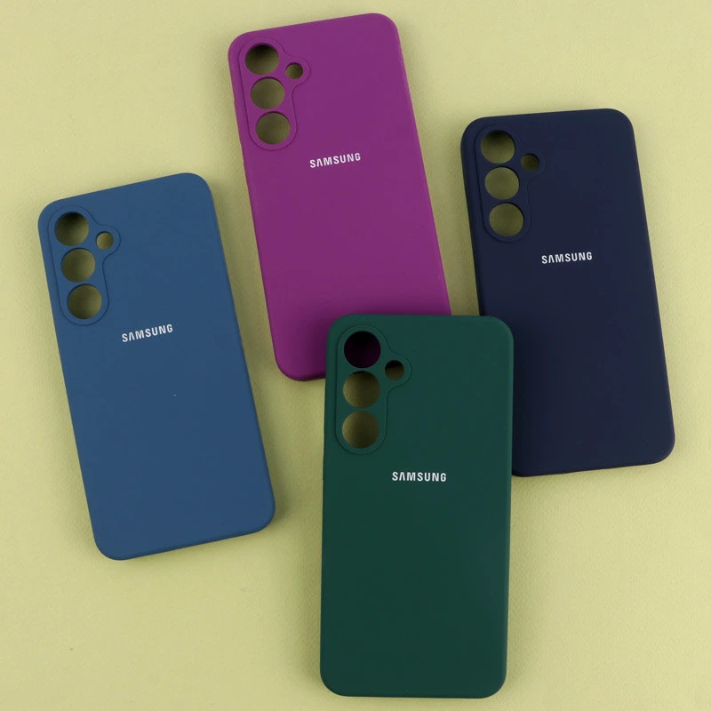 قاب سیلیکونی اصلی زیربسته سامسونگ Galaxy S24 FE محافظ لنزدار