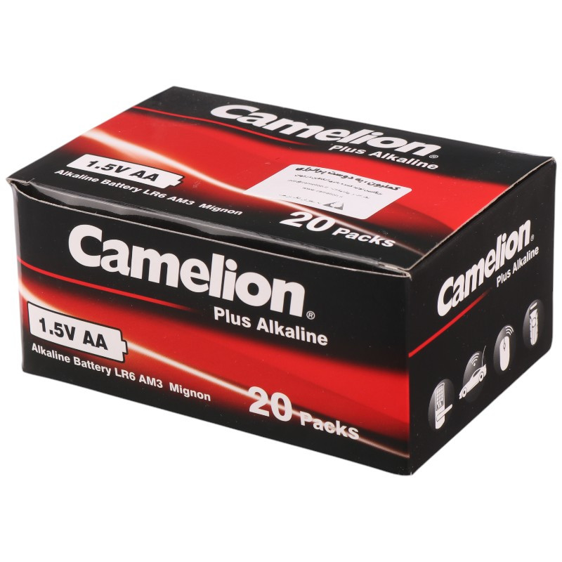 باتری دوتایی قلمی Camelion Plus Alkaline LR6 AM3 1.5V AA شرینک