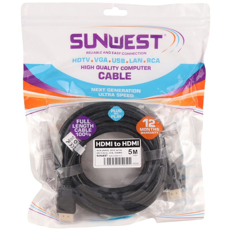 کابل HDMI سان وست طول 5 متر