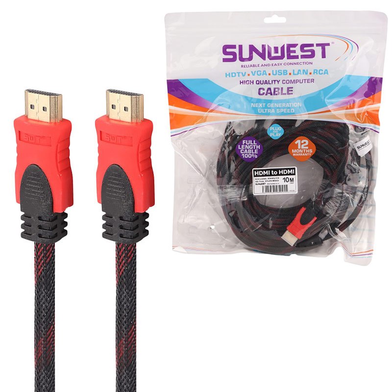 کابل HDMI پوست ماری سان وست Sunwest طول 10 متر