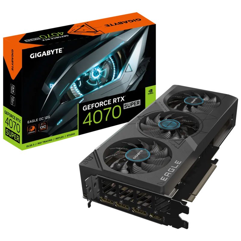 کارت گرافیک Gigabyte GeForce RTX 4070 SUPER EAGLE OC 12GB GDDR6X 192Bit