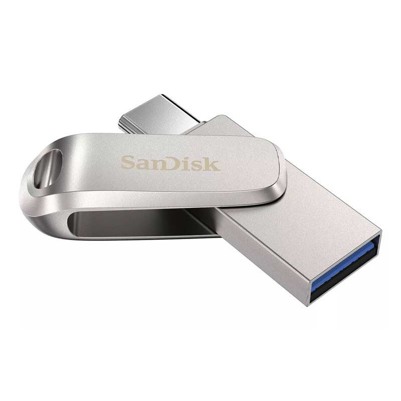 فلش 256 گیگ سن دیسک SanDisk Ultra Dual Drive Luxe OTG Type-C USB3.2