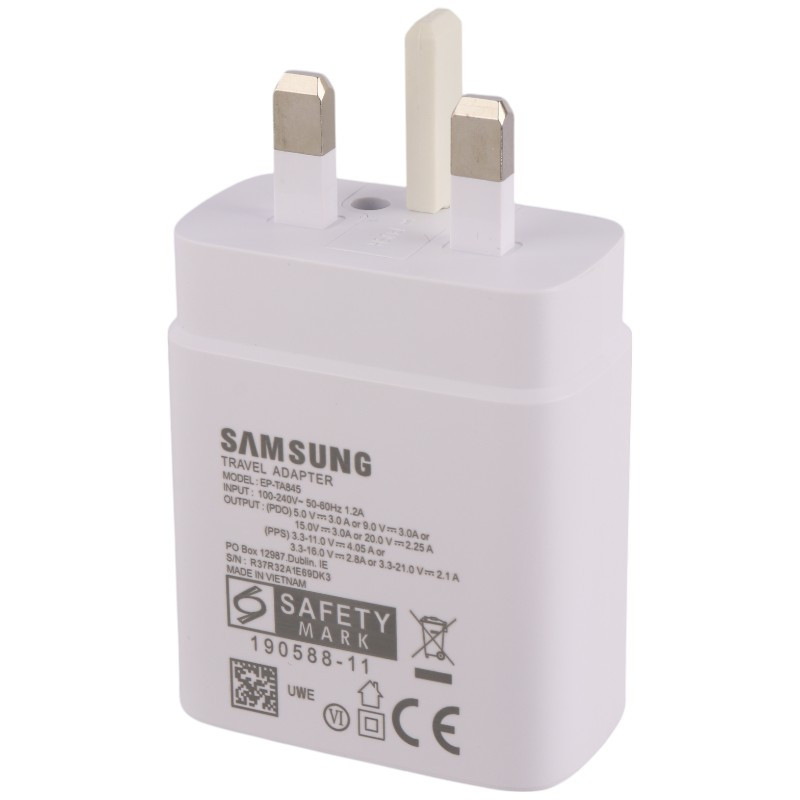 شارژر دیواری فست شارژ Samsung EP-TA800 3A PD 45W + کابل تبدیل تایپ سی