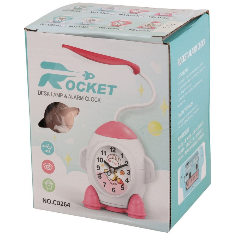 چراغ مطالعه فانتزی طرح ساعت Rocket NO.CD264