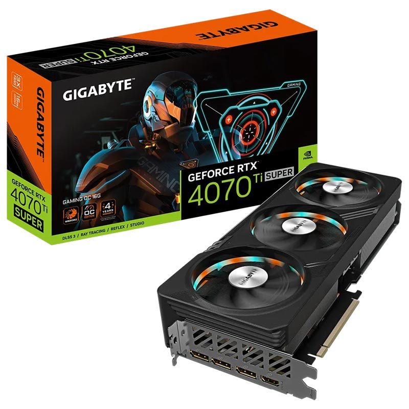 کارت گرافیک Gigabyte GeForce RTX 4070 Ti SUPER GAMING OC 16GB GDDR6X 256Bit