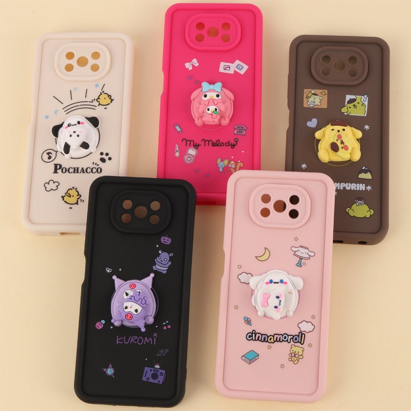 قاب سولید شیائومی Poco X3 / X3 NFC / X3 Pro اسپینر دار محافظ لنزدار