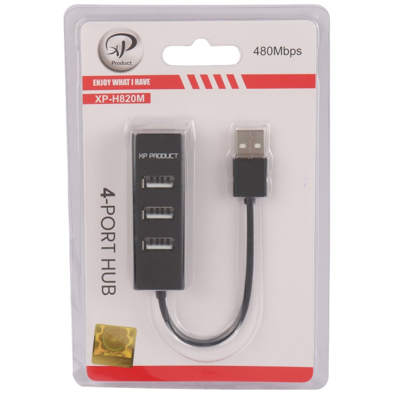 هاب 4 پورت USB 2.0 ایکس پی پروداکت XP-H820M