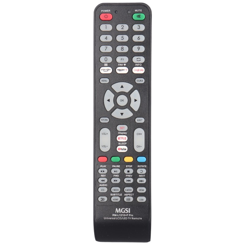 کنترل همه کاره تلویزیون MGSI RM-L1210+F PRO