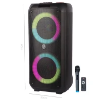 اسپیکر چمدانی بلوتوثی ایکس پی پروداکت XP-M1220M + میکروفون و ریموت کنترل