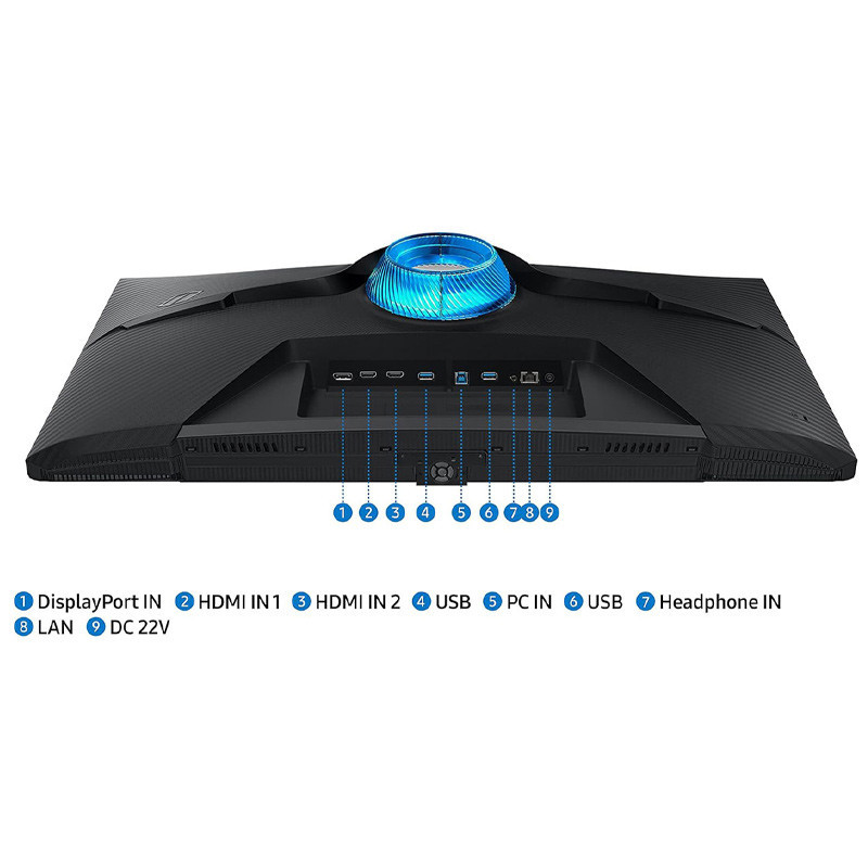 مانیتور گیمینگ خمیده سامسونگ Odyssey G7 G70B سایز 32 اینچ
