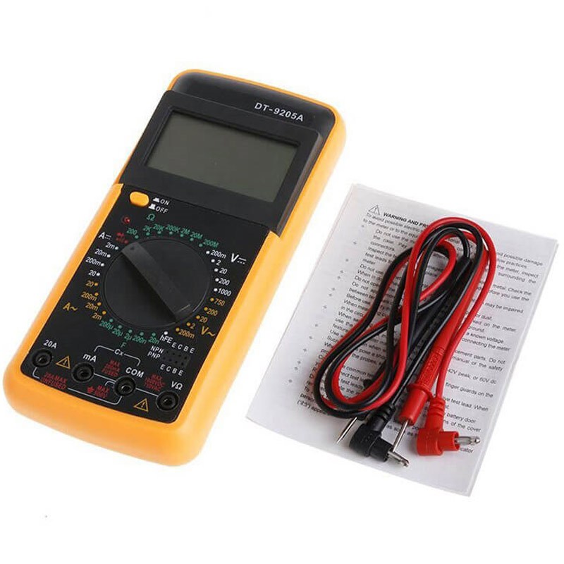مولتی متر دیجیتال DT-9205A کد 2