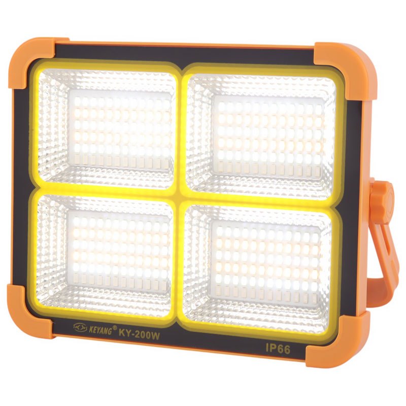 پروژکتور سیار شارژی و پاور بانک خورشیدی Keyang KY-200W