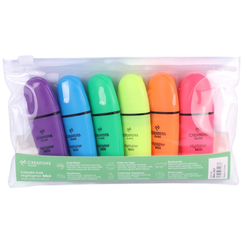 ماژیک هایلایت کریتورز کلاس Creators Class Mini-HLF بسته 6 عددی