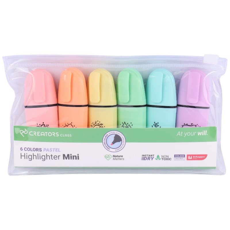 ماژیک هایلایت کریتورز کلاس Creators Class Mini-HLP بسته 6 عددی