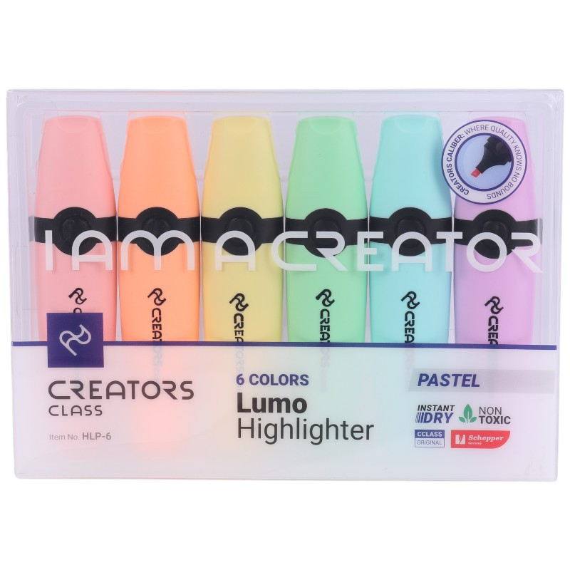 ماژیک هایلایت کریتورز کلاس Creators Class HLP-6 بسته 6 عددی