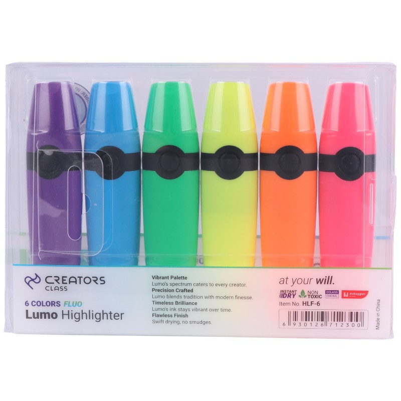 ماژیک هایلایت کریتورز کلاس Creators Class HLF-6 بسته 6 عددی