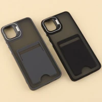 قاب جاکارتی دار Support سامسونگ ⁩Galaxy A05 پشت مات استندشو