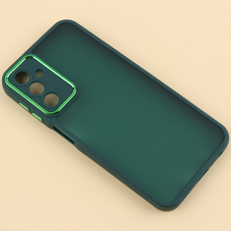 قاب PC سامسونگ Galaxy A24 4G متال ایرون پشت مات محافظ لنزدار