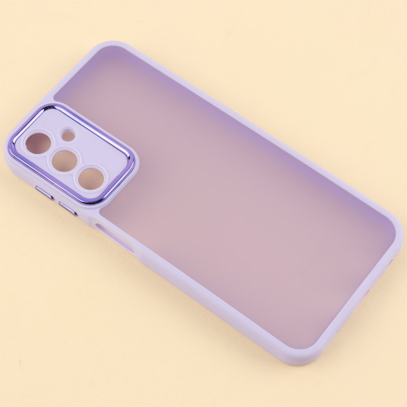 قاب PC سامسونگ Galaxy A24 4G متال ایرون پشت مات محافظ لنزدار