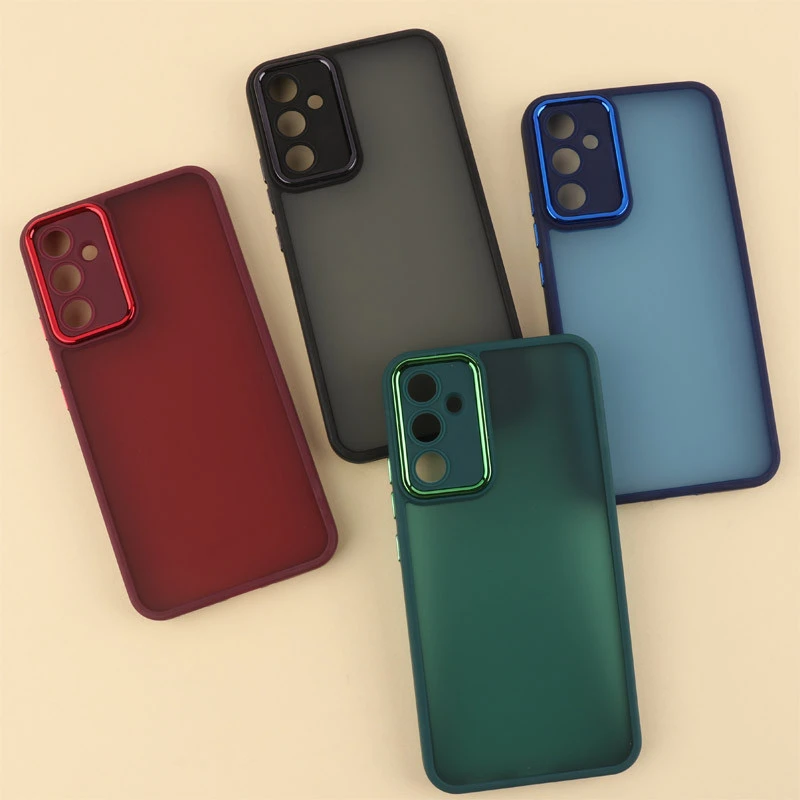 قاب PC سامسونگ Galaxy A34 متال ایرون پشت مات محافظ لنزدار