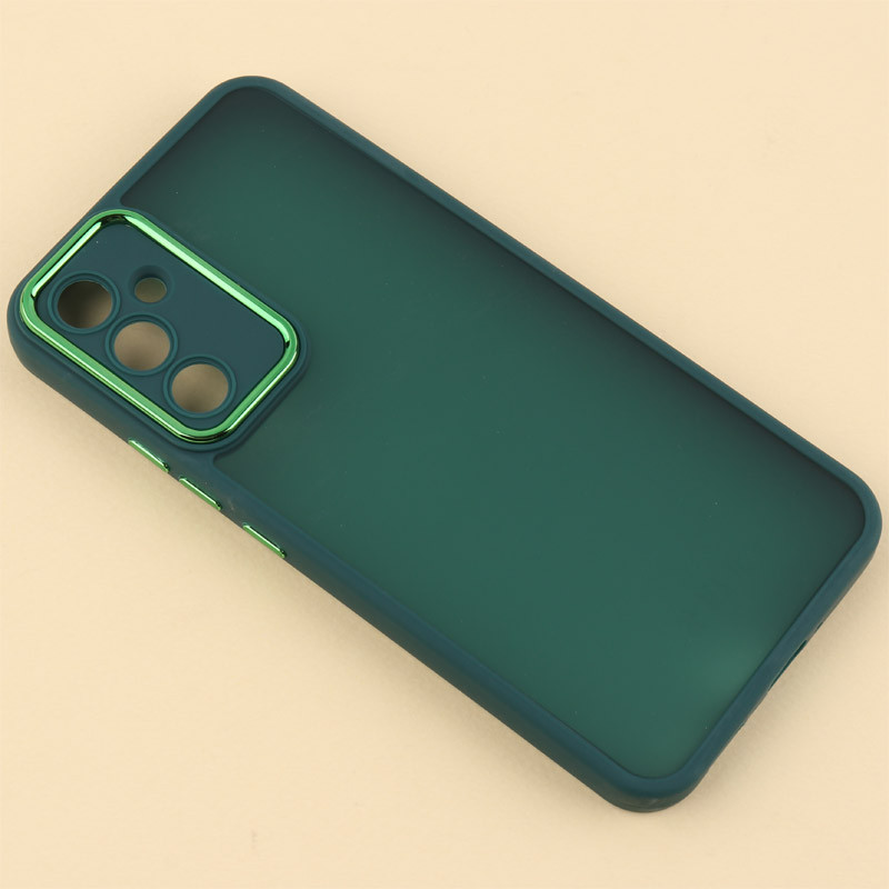 قاب PC سامسونگ Galaxy A34 متال ایرون پشت مات محافظ لنزدار