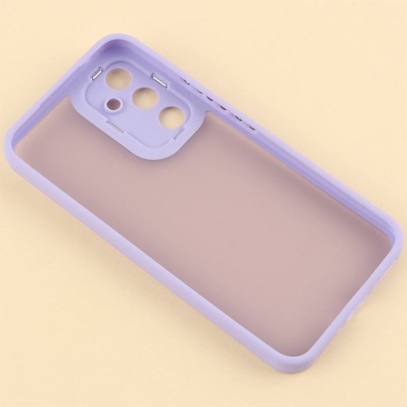 قاب PC سامسونگ Galaxy A54 متال ایرون پشت مات محافظ لنزدار