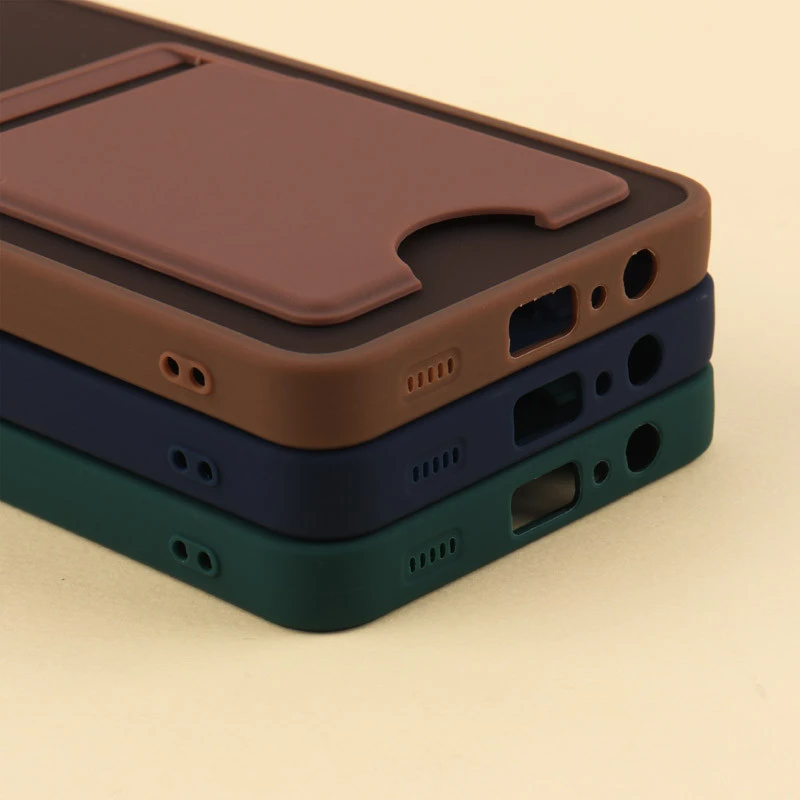 قاب جاکارتی دار Support سامسونگ Galaxy A12 / M12 پشت مات استندشو