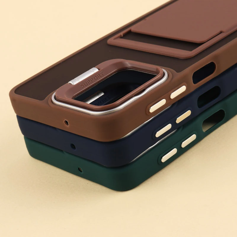 قاب جاکارتی دار Support سامسونگ Galaxy A12 / M12 پشت مات استندشو