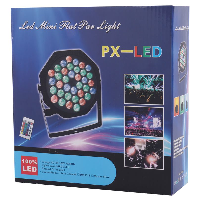 چراغ رقص نور PX-LED + ریموت کنترل