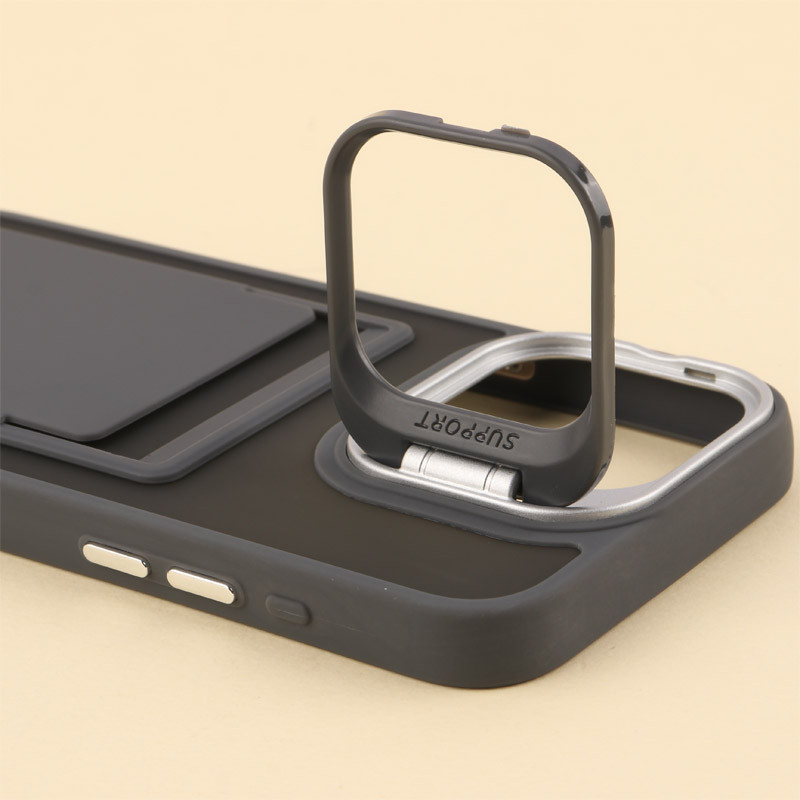 قاب جاکارتی دار Support آیفون iPhone 15 Pro Max پشت مات استندشو