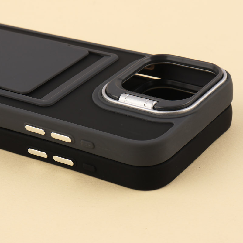 قاب جاکارتی دار Support آیفون iPhone 15 Pro Max پشت مات استندشو