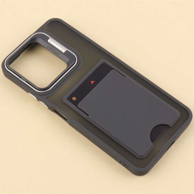 قاب جاکارتی دار Support شیائومی Redmi 13C / Poco C65 پشت مات استندشو