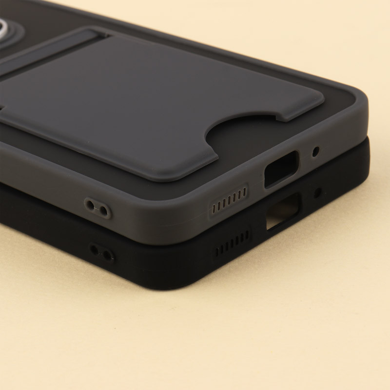 قاب جاکارتی دار Support شیائومی Redmi 13C / Poco C65 پشت مات استندشو