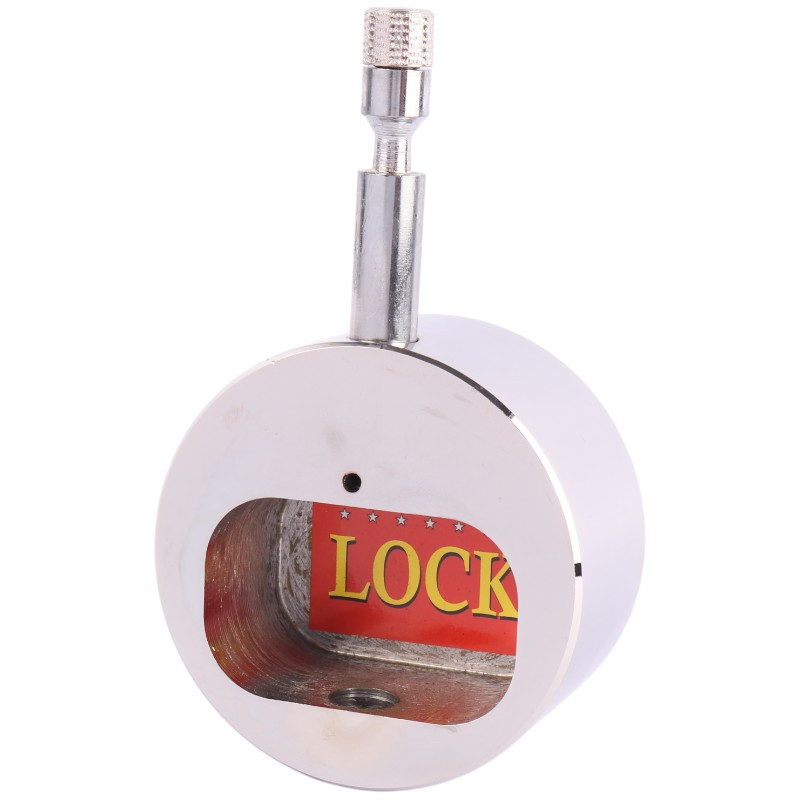 قفل کتابی گرد سه قاف 3Ghaf 80mm