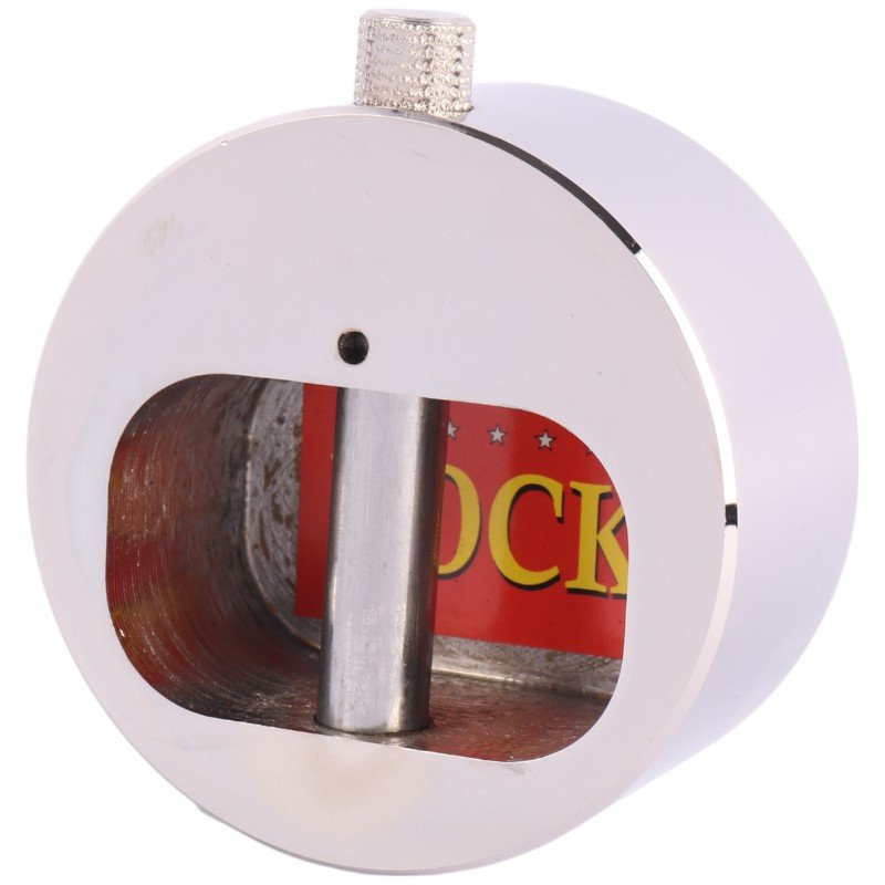 قفل کتابی گرد سه قاف 3Ghaf 80mm