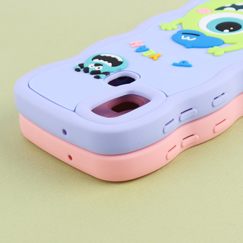 قاب موج دار سامسونگ Galaxy A21s عروسک برجسته طرح دار