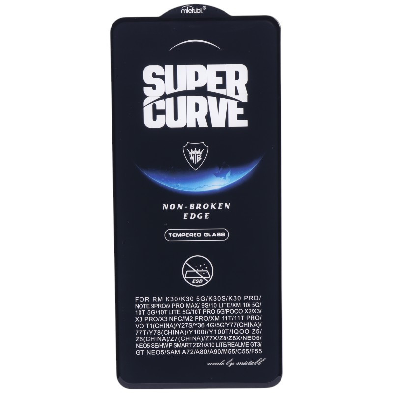 گلس Super Curve میتوبل شیائومی Poco X3 / X3 NFC / X3 Pro