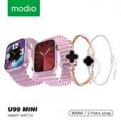 پکیج ساعت هوشمند و دستبند مودیو Modio U99 Mini 40mm