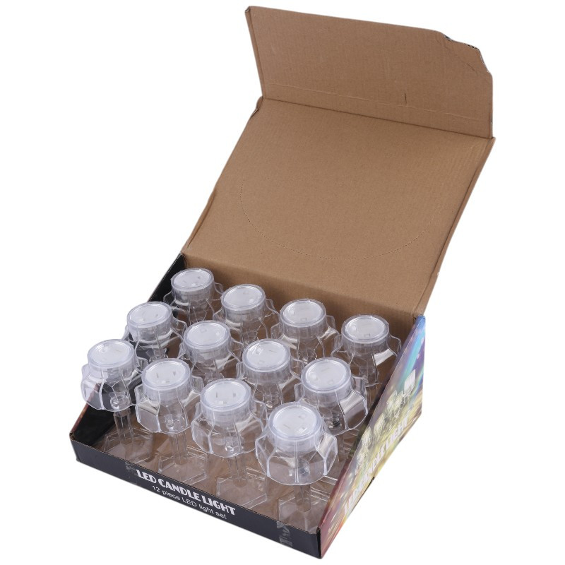 چراغ خواب Candle Light طرح آباژور بسته 12 عددی