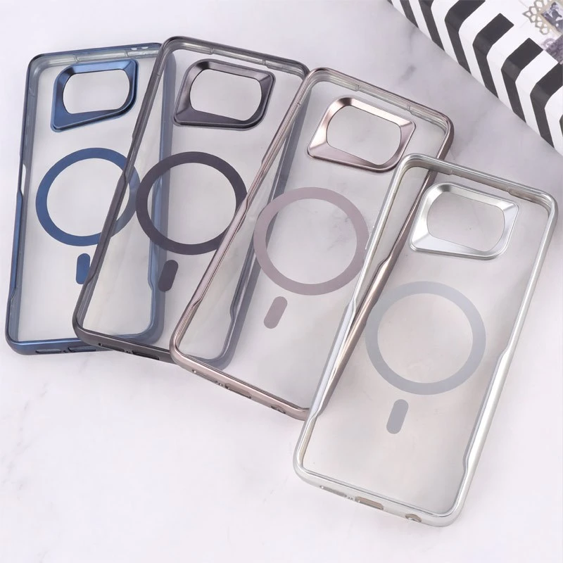 قاب شفاف شیائومی Poco X3 / X3 NFC / X3 Pro طرح مگ سیف تیتانیوم