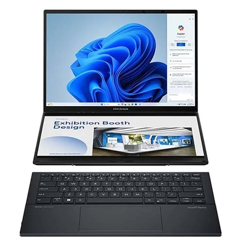 لپ تاپ ایسوس 14 اینچی Zenbook Duo UX8406MA Ultra 9 185H 32GB 2TB SSD