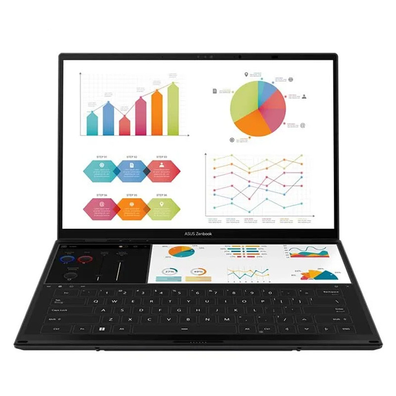 لپ تاپ ایسوس 14 اینچی Zenbook Duo UX8406MA Ultra 9 185H 32GB 2TB SSD