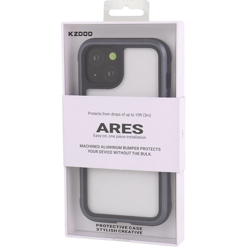 قاب ضد ضربه پشت شفاف Kzdoo Ares آیفون iPhone 14